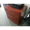Autumn Maple 30 in. Bow Front 2 Drawer Lateral File Cabinet